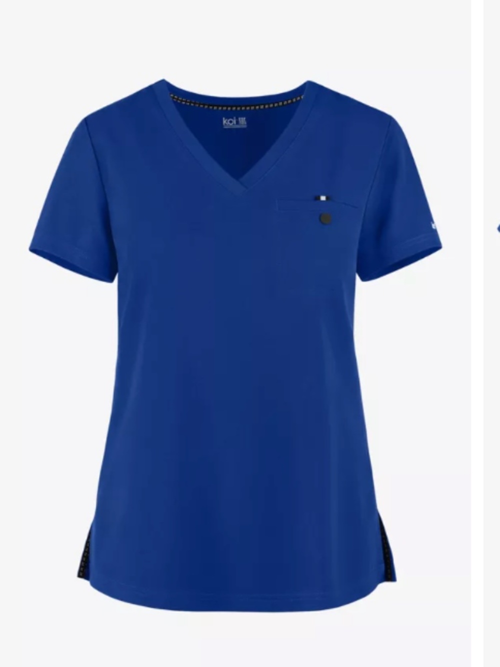 koi Next Gen Ready to Work Scrub Top - Galaxy Blue - 2X